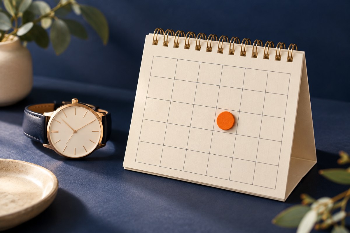 Calendar and watch for appointment planning